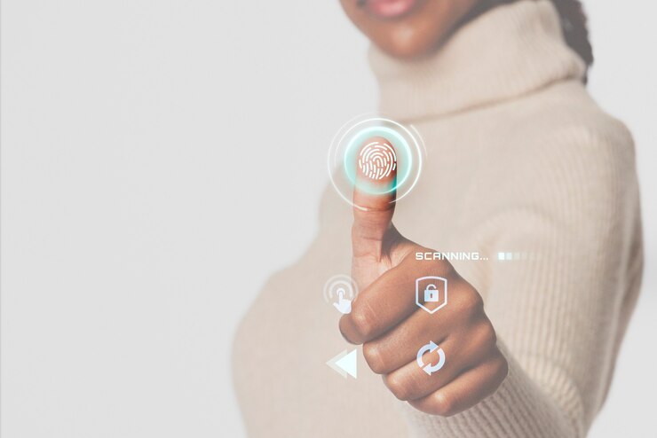 woman-scanning-fingerprint-with-futuristic-interface-smart-technology_53876-102333