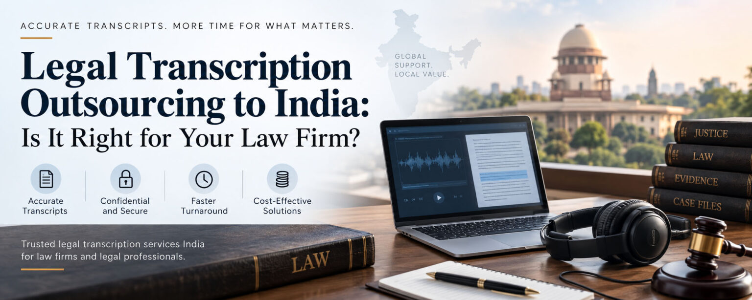 Legal transcription services in india